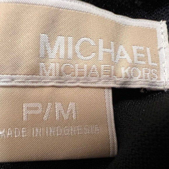 MICHAEL KORS BLACK AND WHITE  SLEEVELESS MINI DRESS - Picture 2 of 4